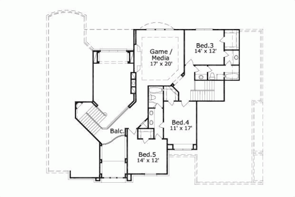 Upper/Second Floor Plan: 19-259