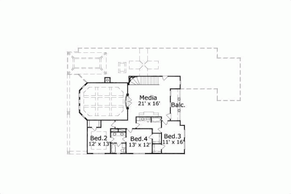 Upper/Second Floor Plan: 19-260