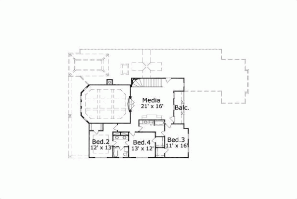 Upper/Second Floor Plan: 19-261