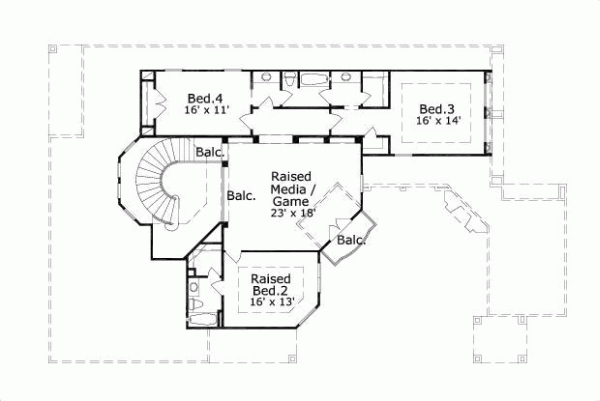 Upper/Second Floor Plan: 19-263