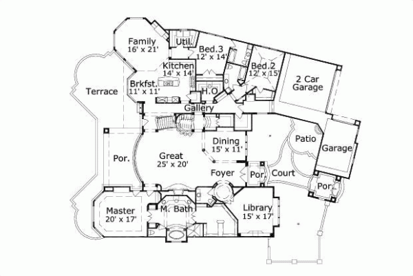 Main Floor Plan: 19-264