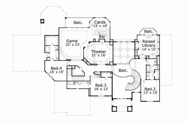Upper/Second Floor Plan: 19-270