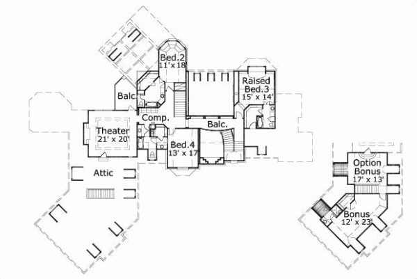 Upper/Second Floor Plan: 19-271