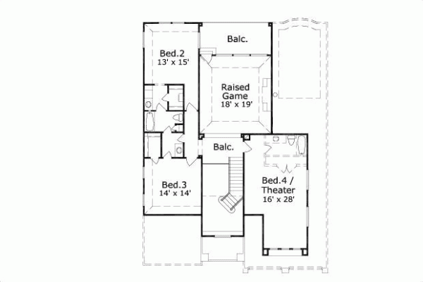 Upper/Second Floor Plan: 19-277