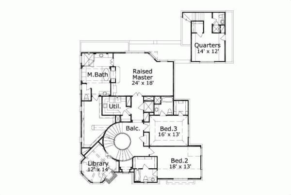 Upper/Second Floor Plan: 19-279