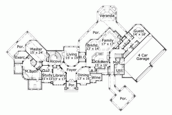 Main Floor Plan: 19-281