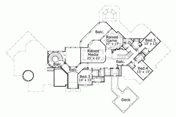 Upper/Second Floor Plan: 19-281