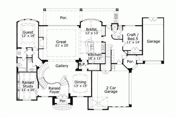 Main Floor Plan: 19-282