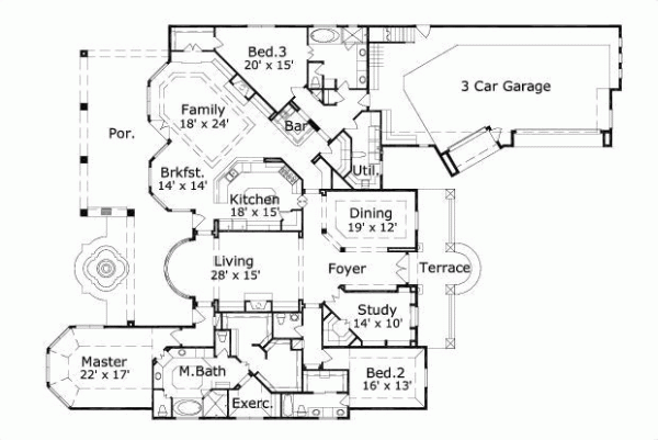 Main Floor Plan: 19-284