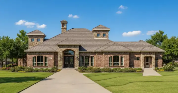 Traditional house plans 19-286 - front exterior, 3,255 sq ft, 3 bed, 2 bath house plans | Monster House Plans