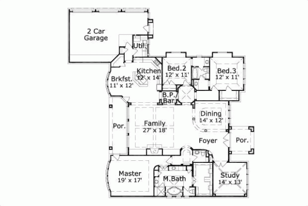 Main Floor Plan: 19-286