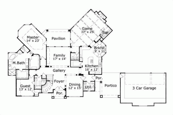 Main Floor Plan: 19-287