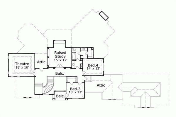 Upper/Second Floor Plan: 19-287