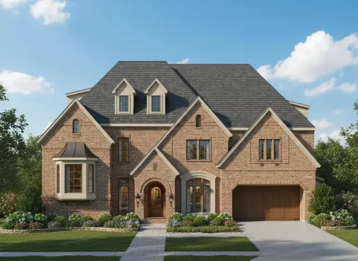 Traditional house plans 19-288 - front exterior, 5,195 sq ft, 3 bed, 4 bath house plans | Monster House Plans