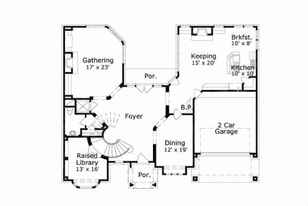 Main Floor Plan: 19-288
