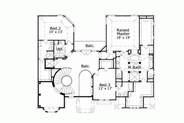 Upper/Second Floor Plan: 19-288