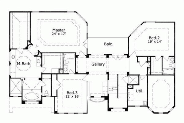 Upper/Second Floor Plan: 19-289