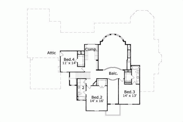 Upper/Second Floor Plan: 19-290