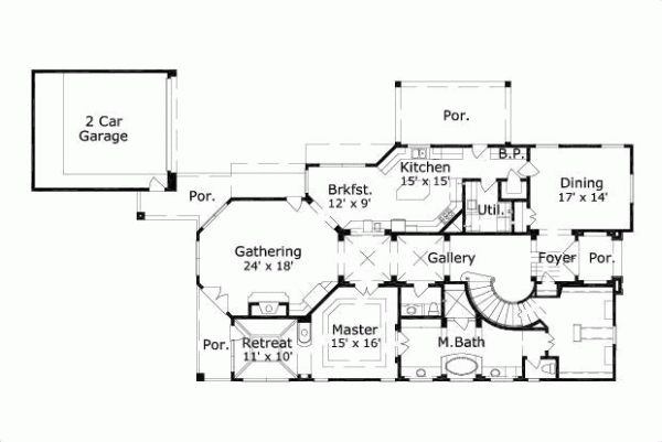 Main Floor Plan: 19-291