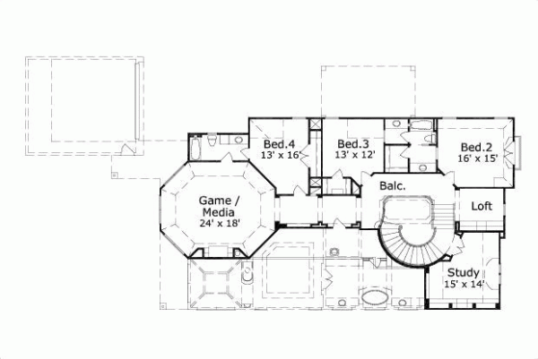 Upper/Second Floor Plan: 19-291