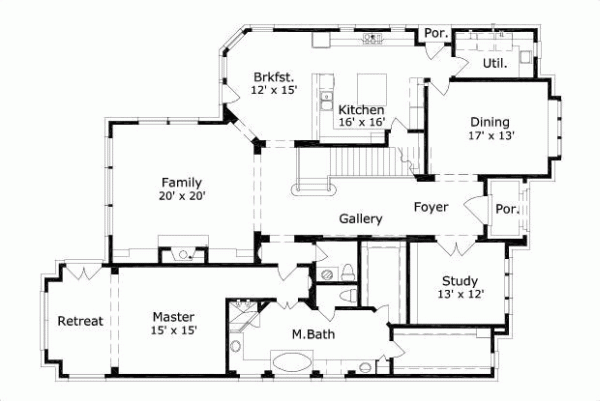 Main Floor Plan: 19-292