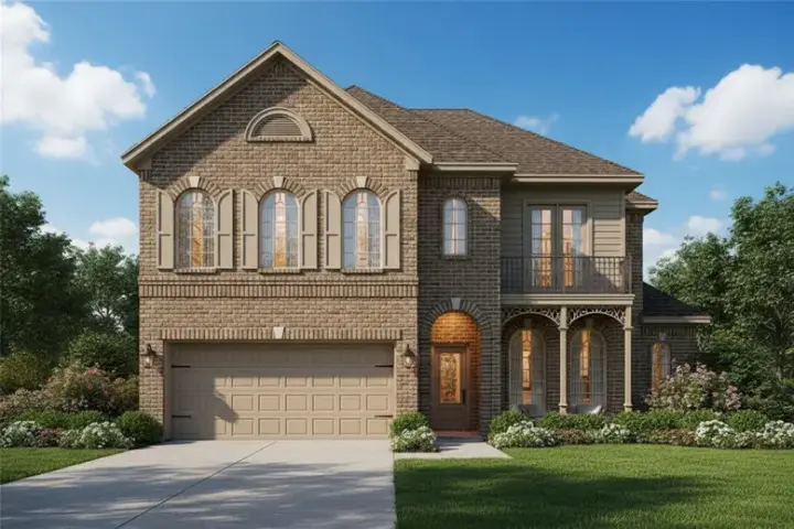 European house plans 19-293 - front exterior, 3,270 sq ft, 3 bed, 2 bath house plans | Monster House Plans