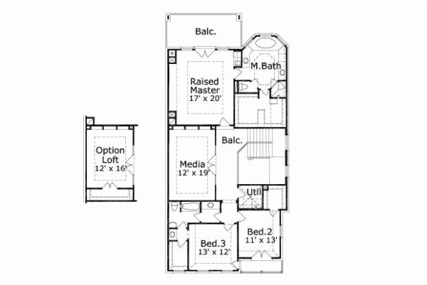 Upper/Second Floor Plan:19-293