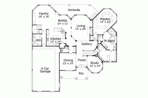 Main Floor Plan: 19-294