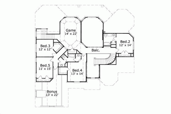 Upper/Second Floor Plan: 19-294