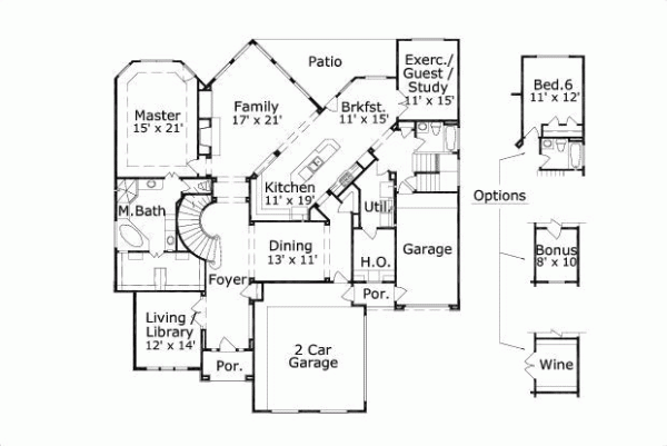Main Floor Plan: 19-296