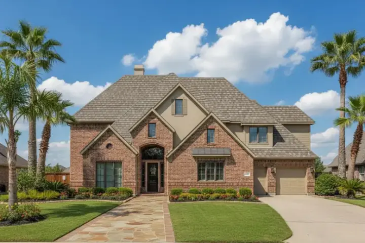 Traditional house plans 19-298 - front exterior, 4,474 sq ft, 6 bed, 4 bath house plans | Monster House Plans