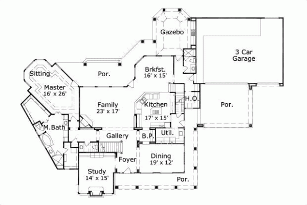 Main Floor Plan: 19-300