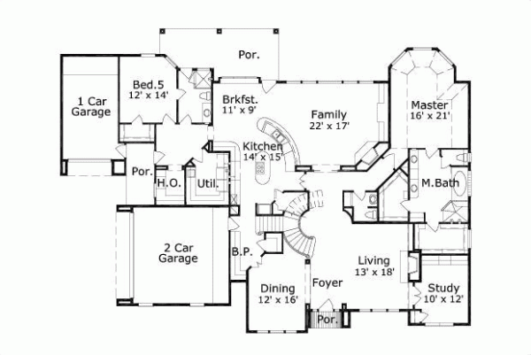 Main Floor Plan: 19-301