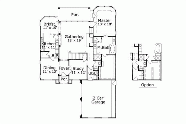 Main Floor Plan: 19-303