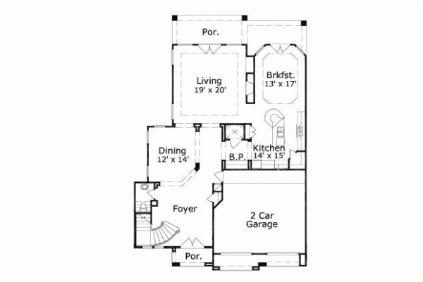 Main Floor Plan: 19-304