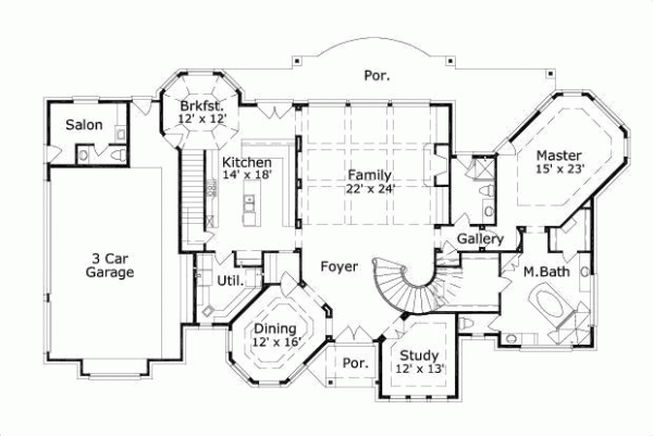 Main Floor Plan: 19-305