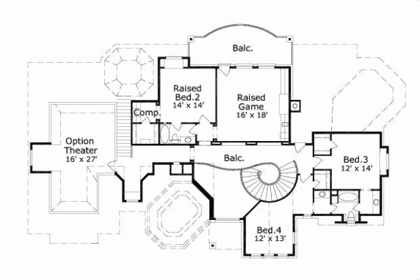 Upper/Second Floor Plan: 19-305