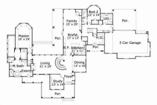 Main Floor Plan: 19-306