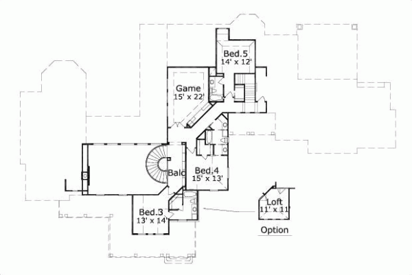 Upper/Second Floor Plan: 19-306
