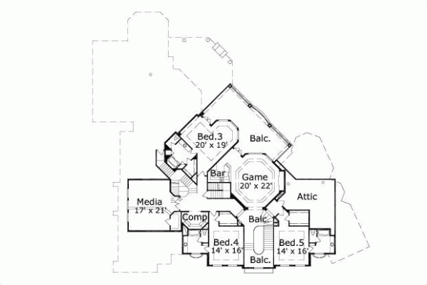 Upper/Second Floor Plan: 19-309