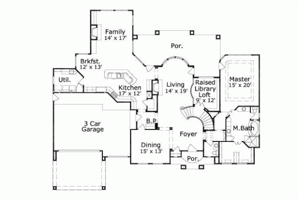 Main Floor Plan: 19-310