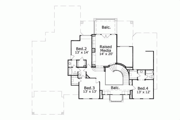 Upper/Second Floor Plan: 19-310