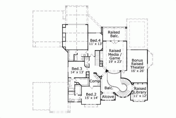 Upper/Second Floor Plan: 19-311