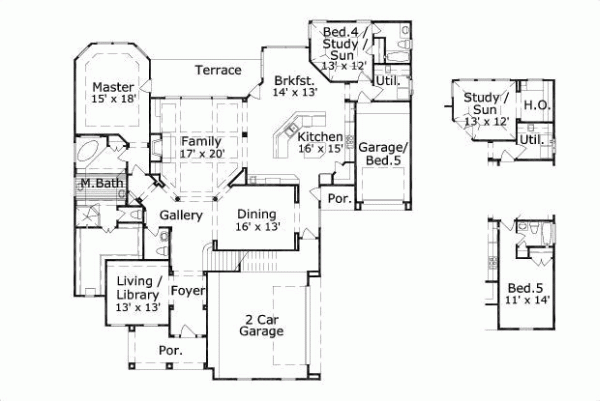 Main Floor Plan: 19-315