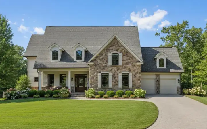 Traditional house plans 19-316 - front exterior, 3,996 sq ft, 4 bed, 3 bath house plans | Monster House Plans