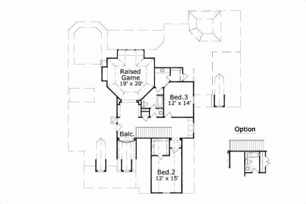 Upper/Second Floor Plan: 19-316