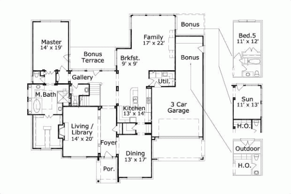 Main Floor Plan: 19-318
