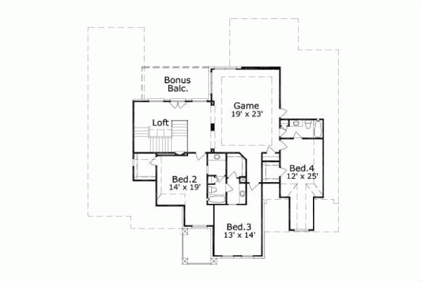 Upper/Second Floor Plan: 19-318