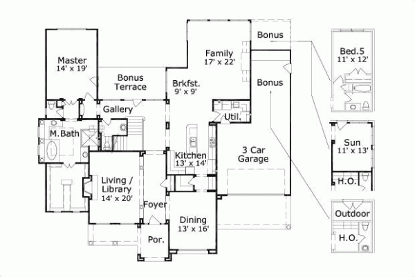 Main Floor Plan: 19-319