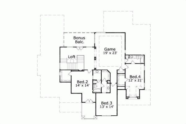 Upper/Second Floor Plan: 19-319